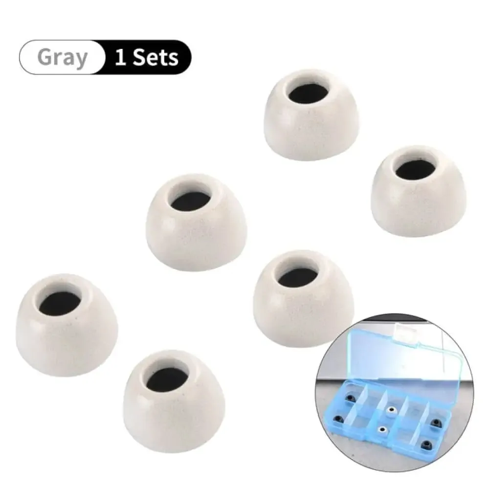 6pcs Anti-slip Avoid Falling off Memory Foam Ear Tips for Samsung Galaxy Buds2 Buds Pro