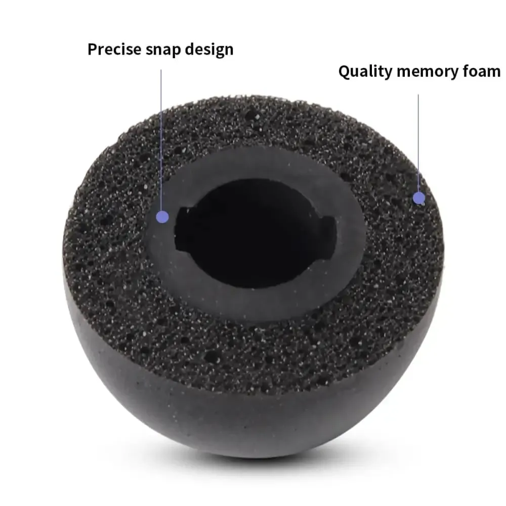 6pcs Anti-slip Avoid Falling off Memory Foam Ear Tips for Samsung Galaxy Buds2 Buds Pro