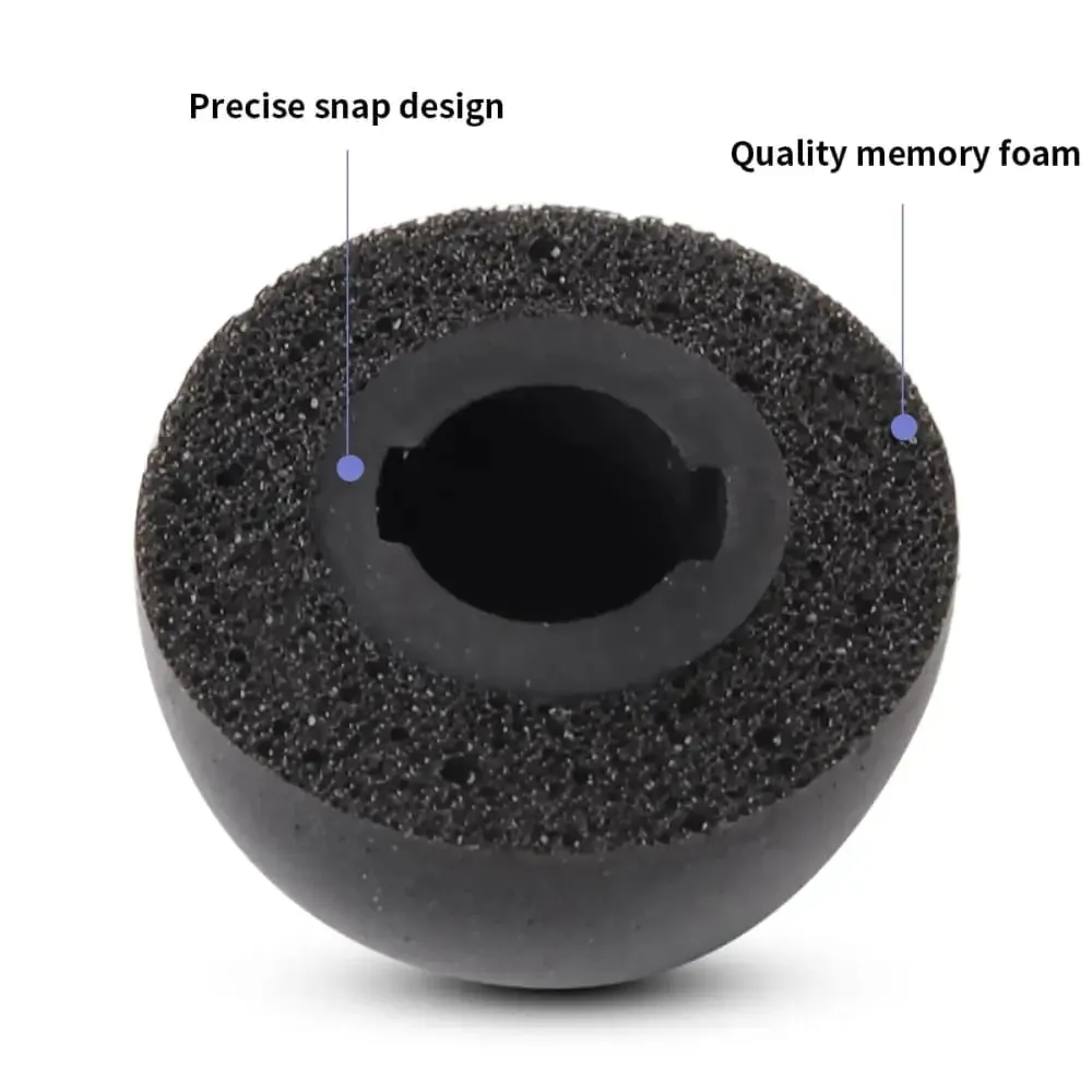 6pcs Anti-slip Noise Reducing Memory Foam Ear Tips for Oppo Enco x Earphones