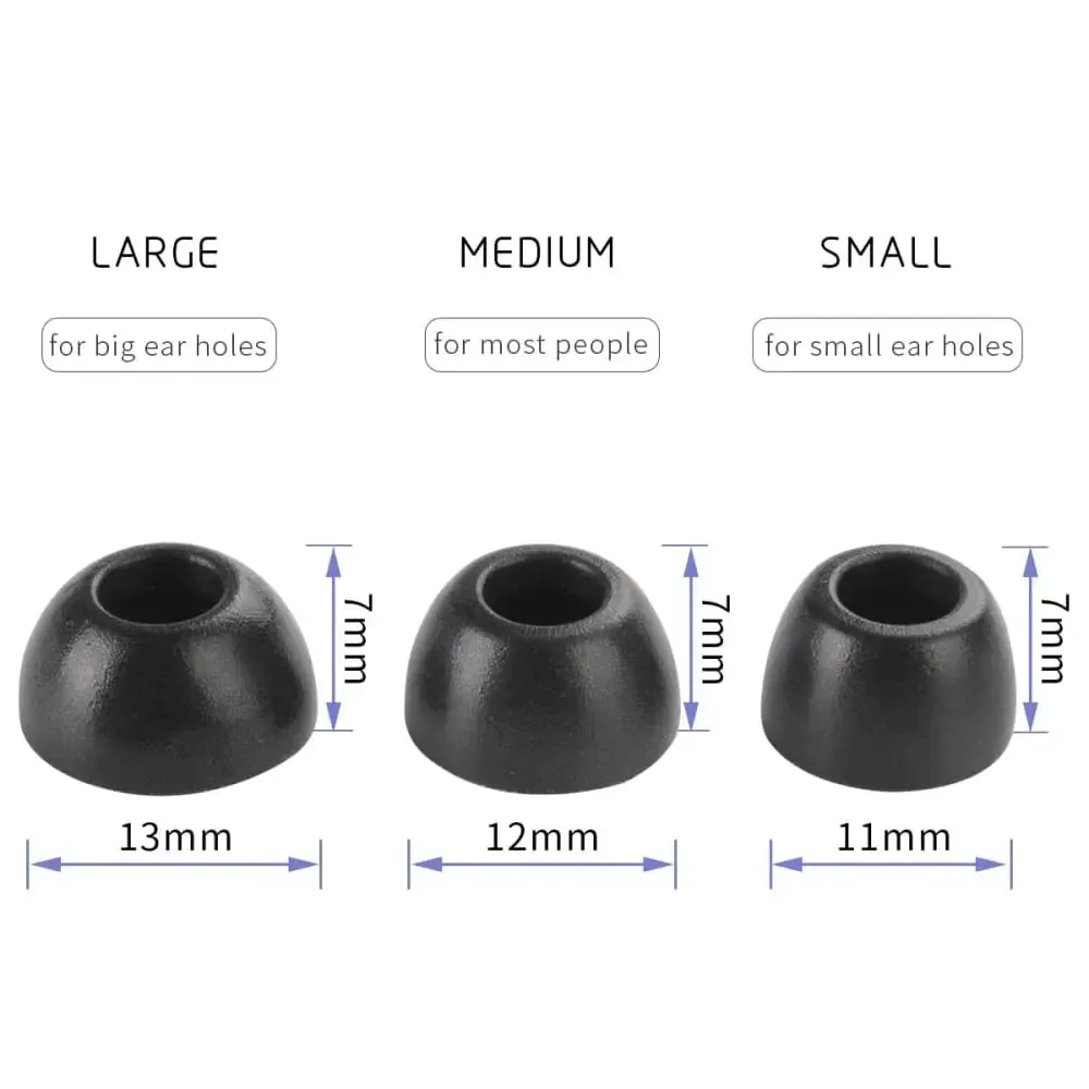 6pcs Anti-slip Noise Reducing Memory Foam Ear Tips for Oppo Enco x Earphones