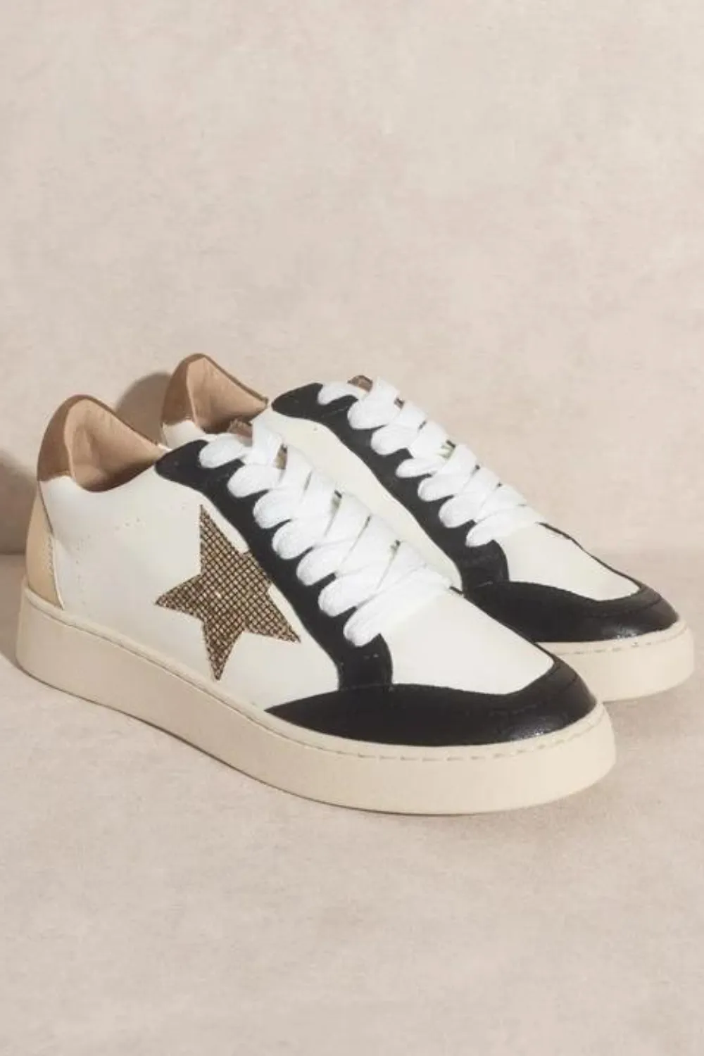 90s Retro Sneakers | Rhinestone Star