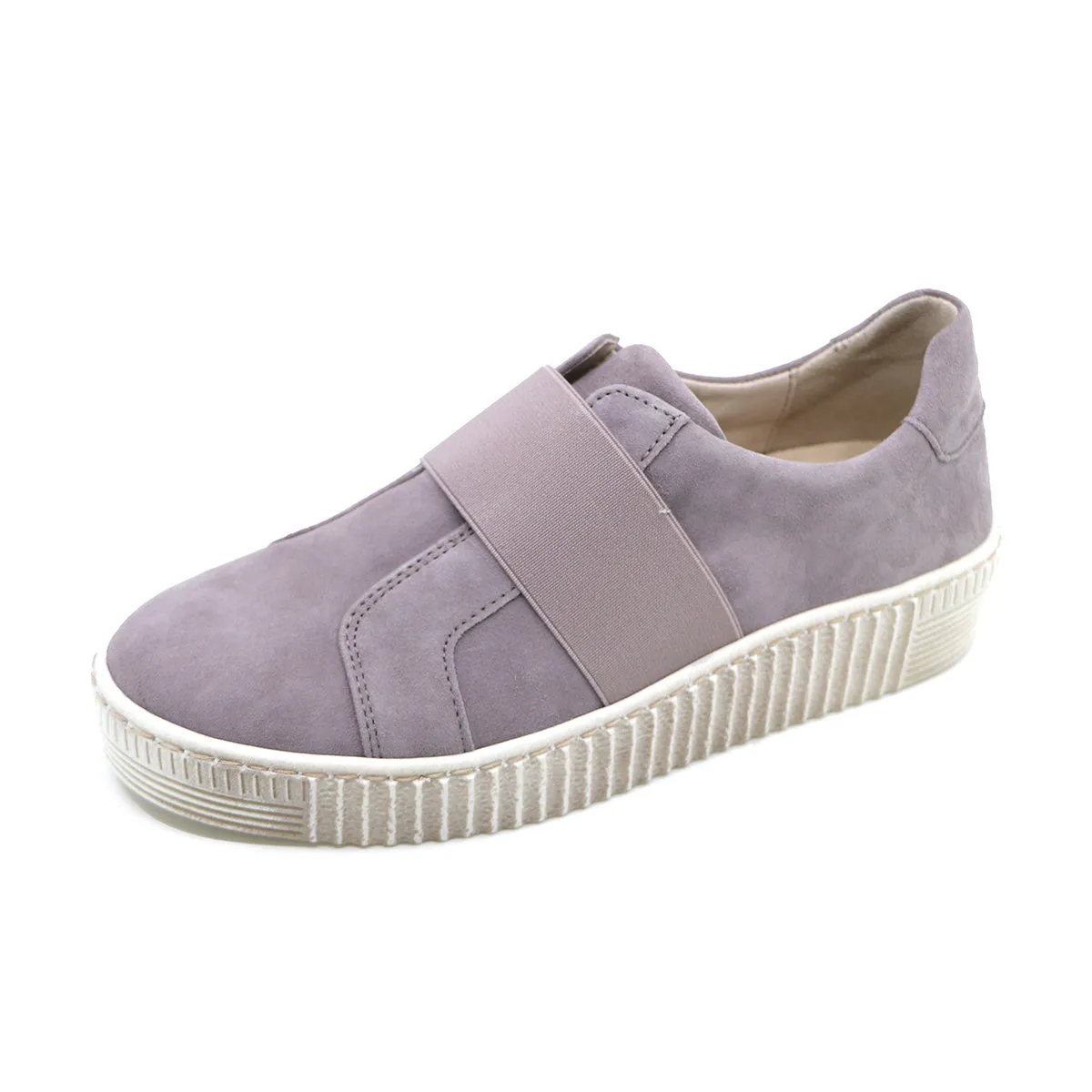 Aisha Lavender Soft Walking Slip-Ons
