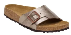 BIRKENSTOCK Catalina Graceful Taupe Birko Flor Slide