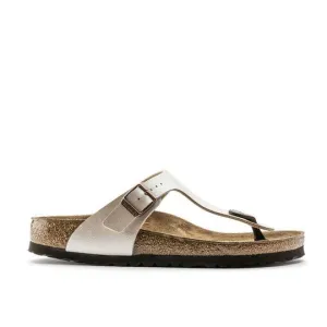Birkenstock Gizeh - Birko Flor - Graceful Pearl White Narrow