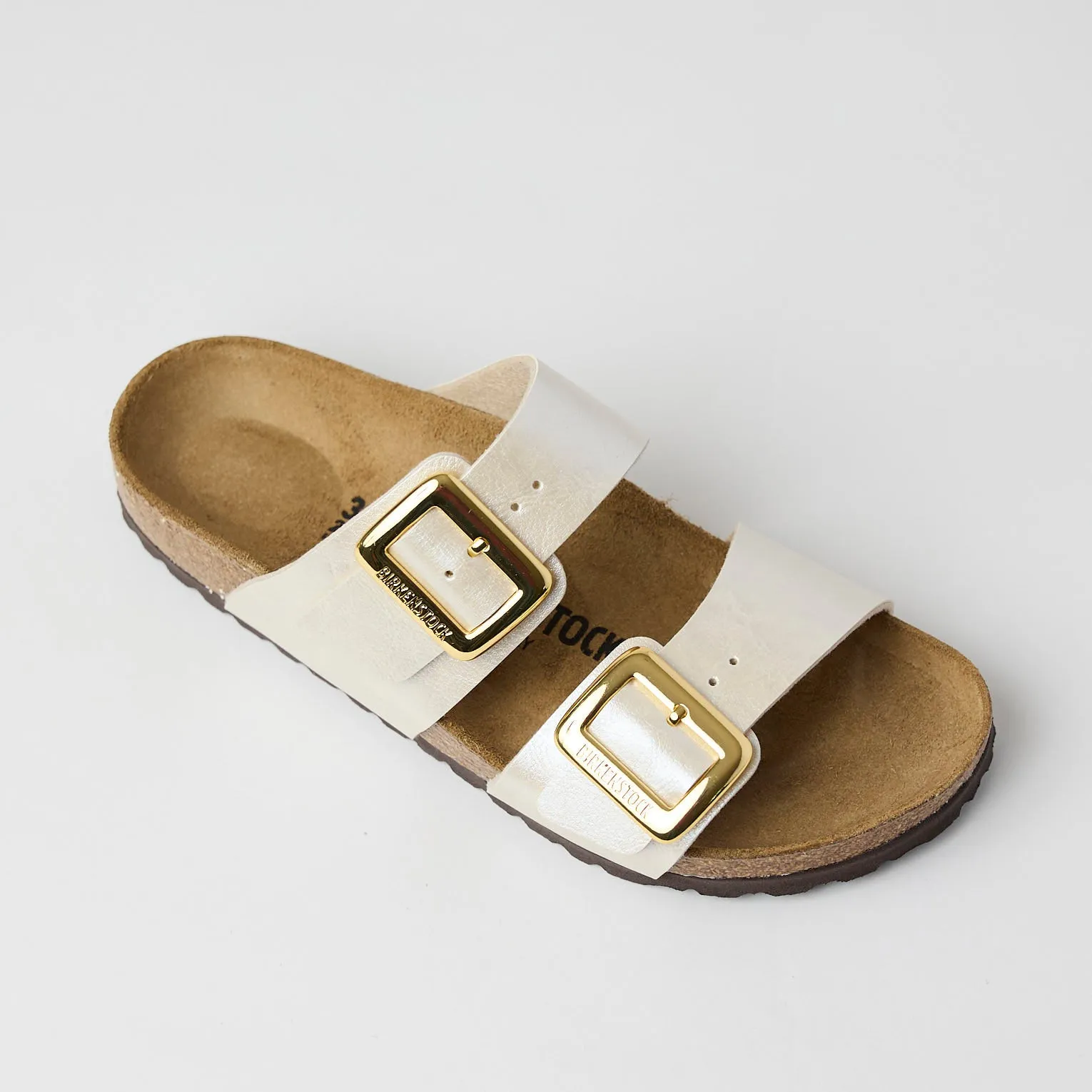 Birkenstock Two Strap Sydney Graceful Pearl White Sandals