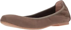 Blondo BECCA Women's Ballet Flats in Taupe Nubuck