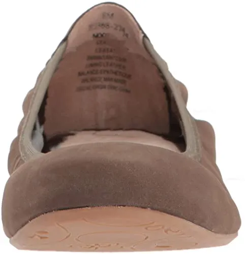 Blondo BECCA Women's Ballet Flats in Taupe Nubuck