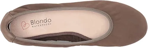 Blondo BECCA Women's Ballet Flats in Taupe Nubuck