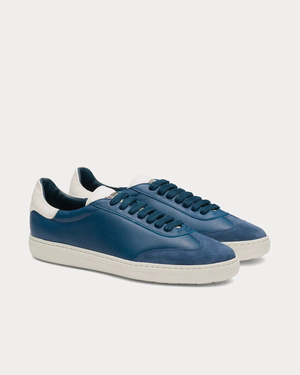 Boland 2 Deerskin and Suede Classic Astral Low Top Sneakers
