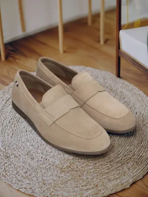 Bugatti Sand Premium Leather Slip-On