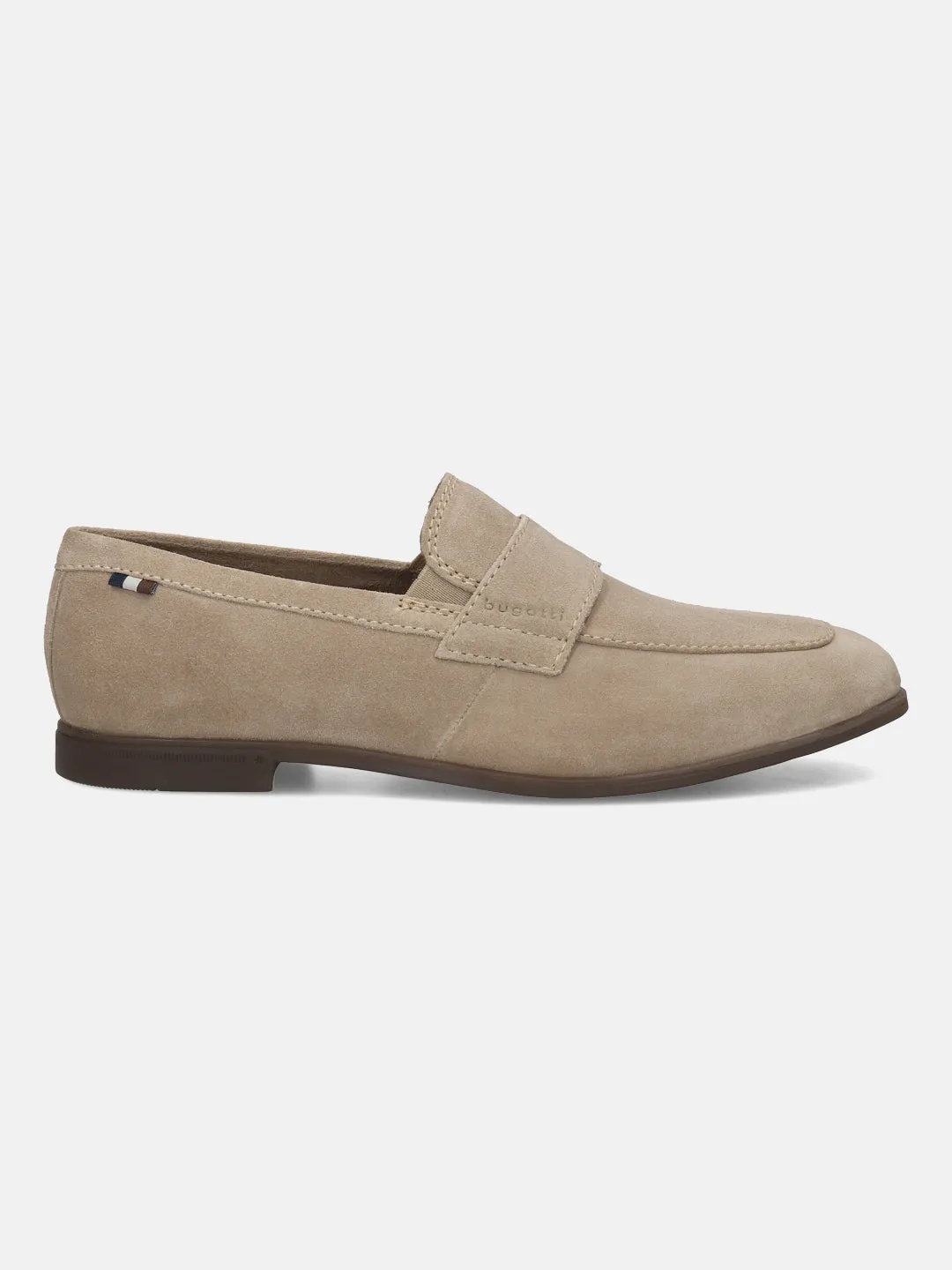 Bugatti Sand Premium Leather Slip-On