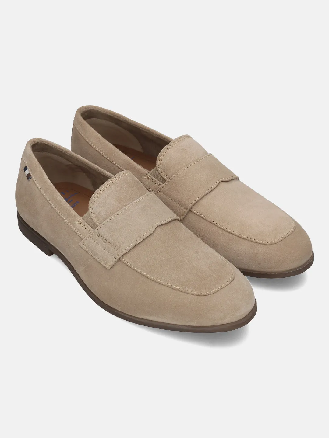 Bugatti Sand Premium Leather Slip-On
