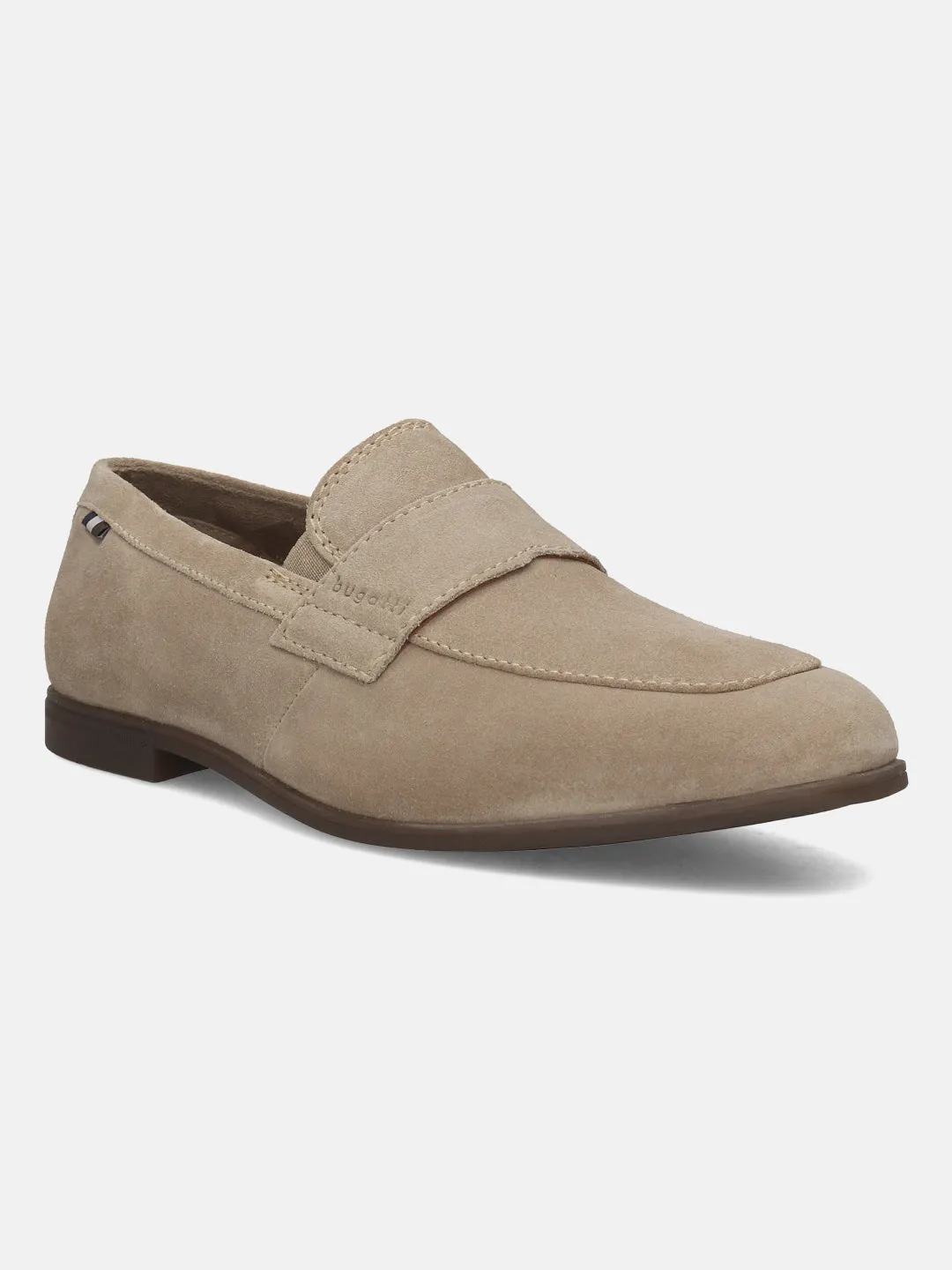 Bugatti Sand Premium Leather Slip-On