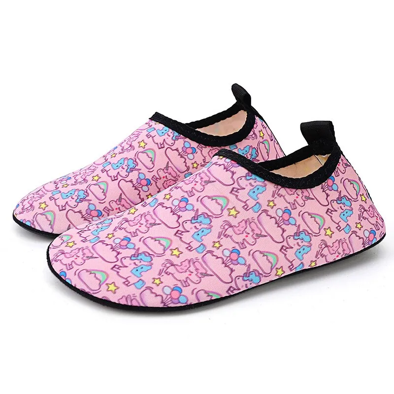 Children Animal Print Soft Aquatic Shoes