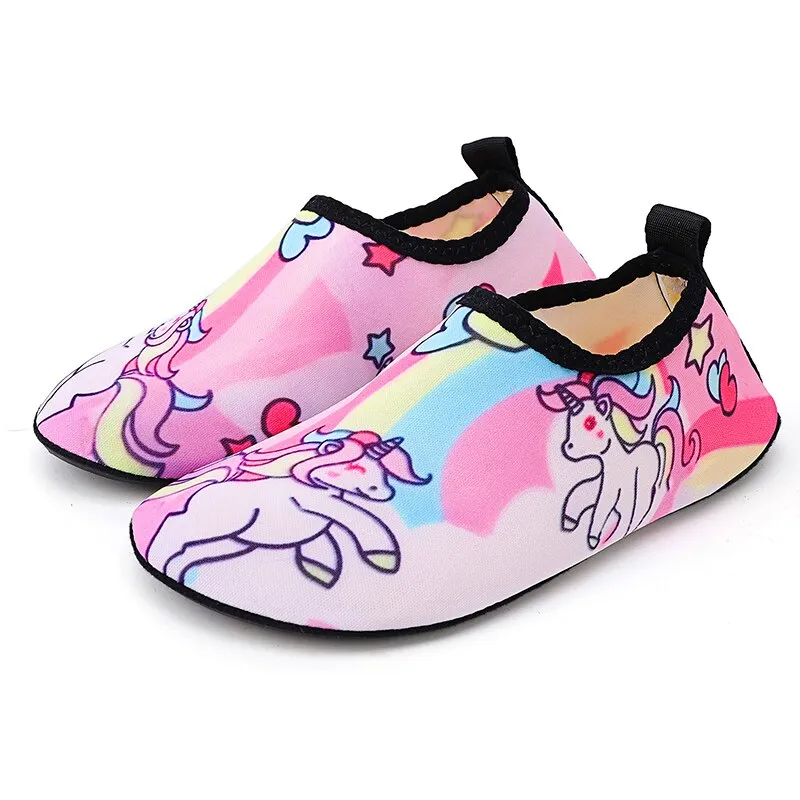 Children Animal Print Soft Aquatic Shoes