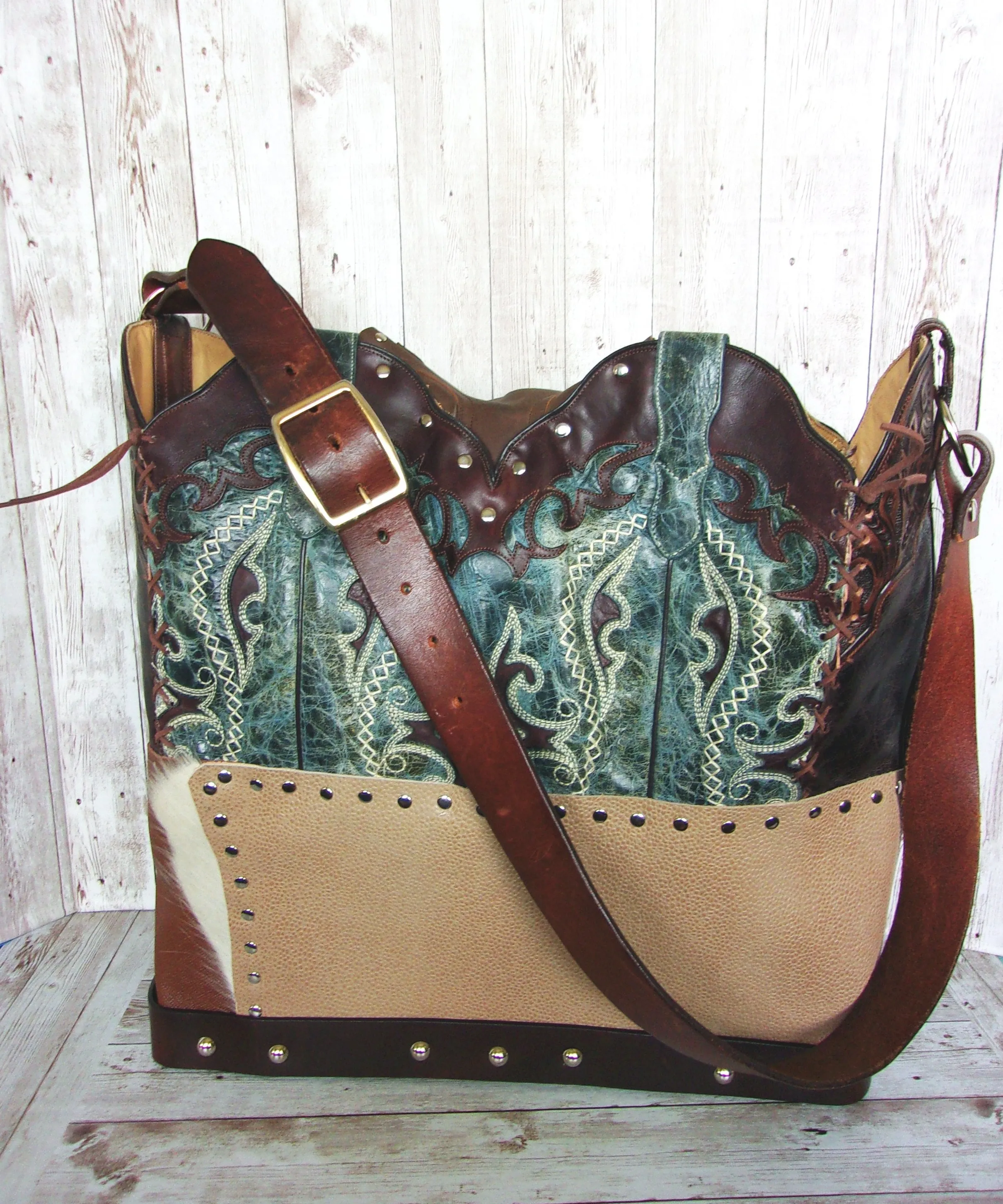 Cowboy Boot Laptop Tote LT44