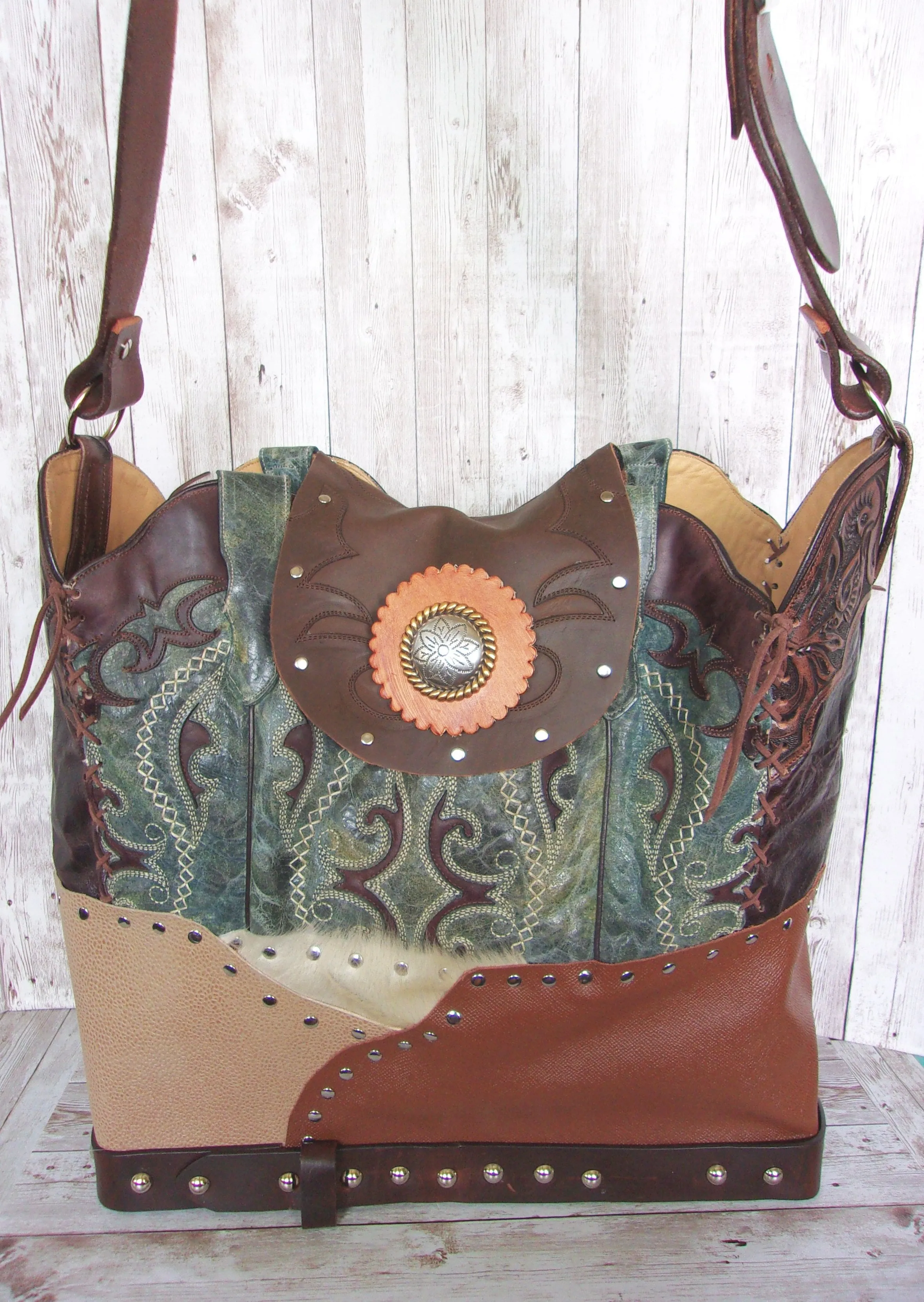 Cowboy Boot Laptop Tote LT44