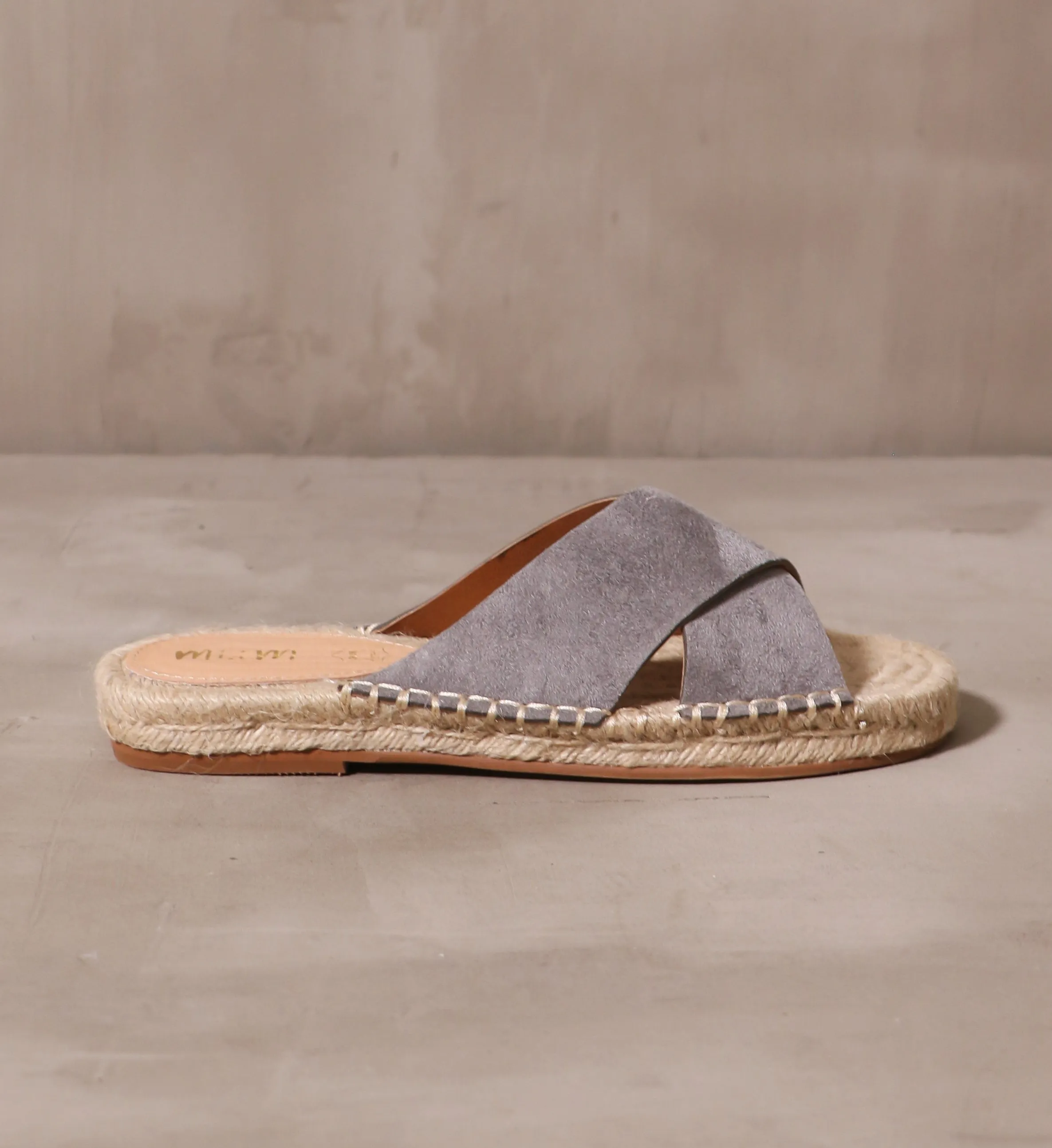 ESPADRILLE YOU GO WITH ME SLIDE