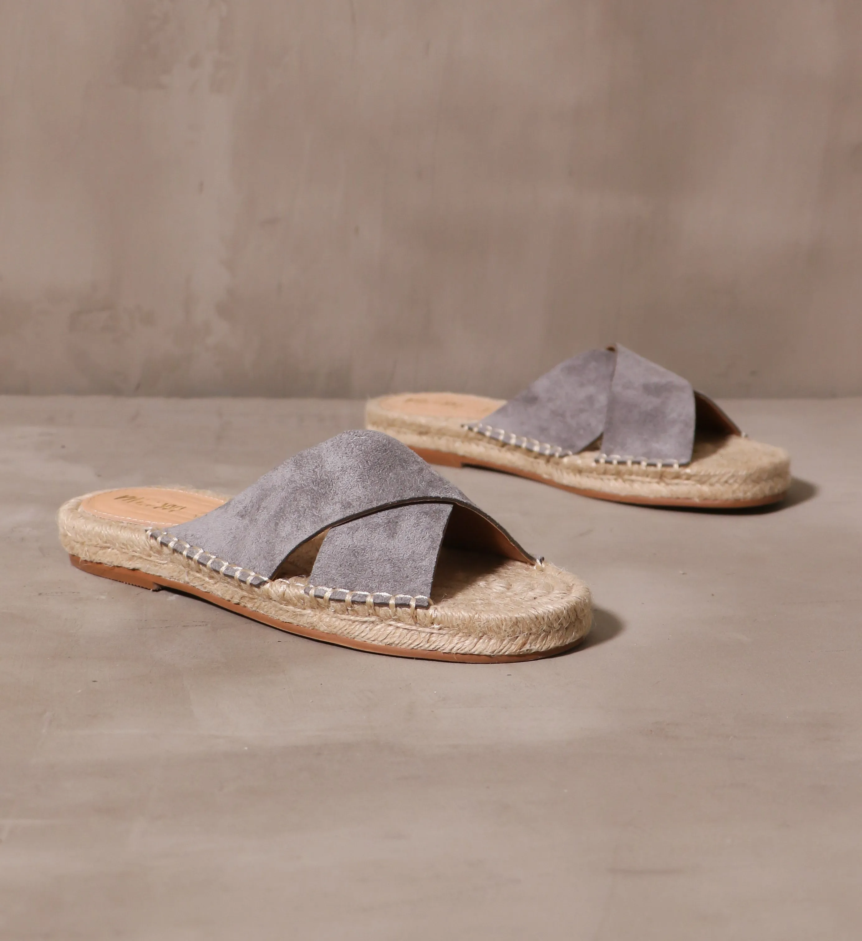 ESPADRILLE YOU GO WITH ME SLIDE