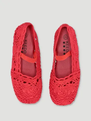 Girls Crochet Pump