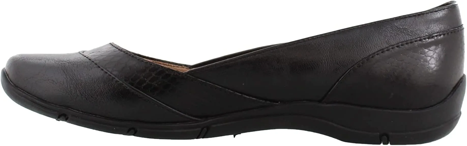 LifeStride Women's Deja Vu Flats  Color Black Size 11M