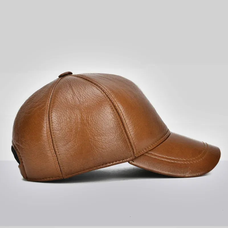 Luxury Leather Cap