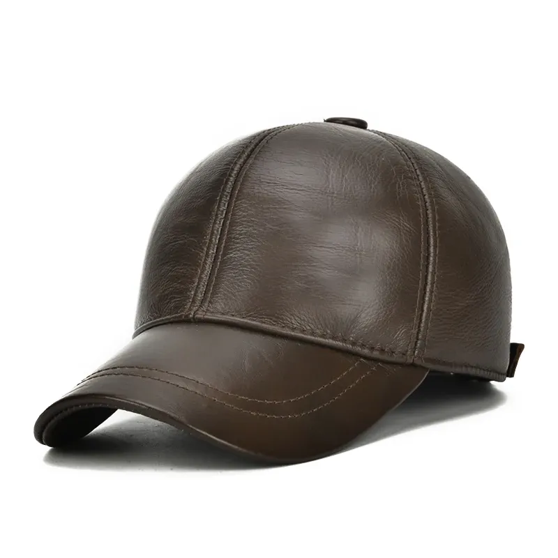 Luxury Leather Cap