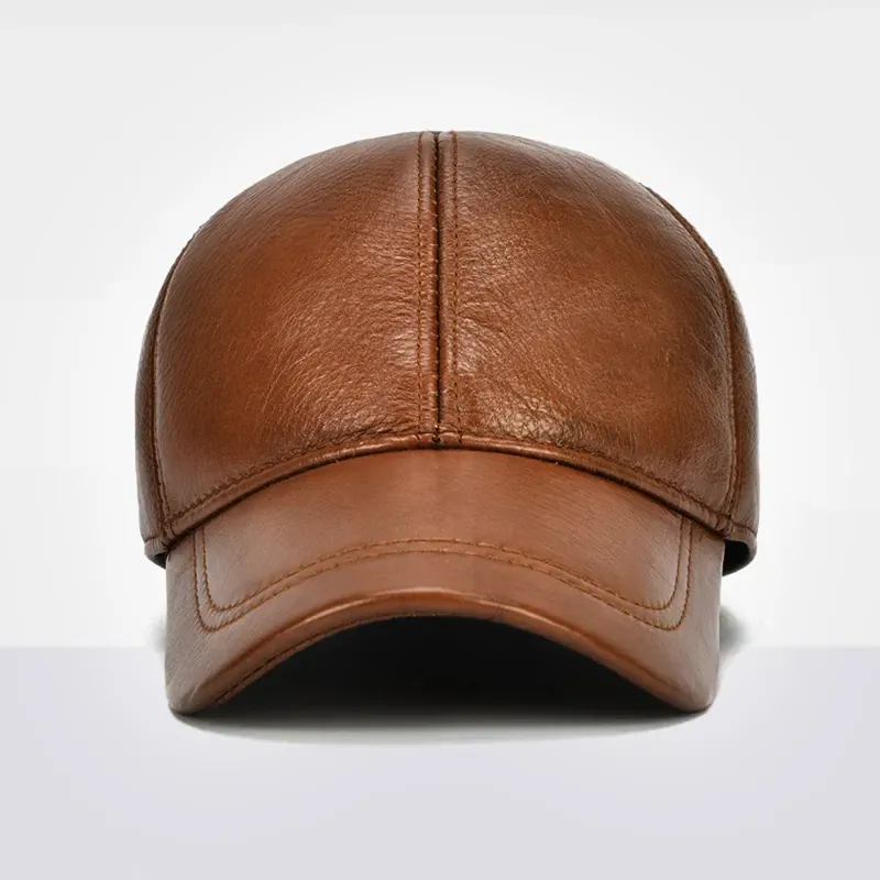Luxury Leather Cap