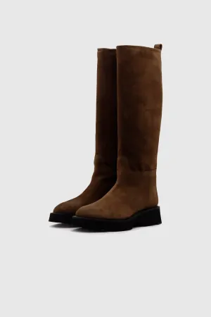 Lydia 5 Boots Velours Militare