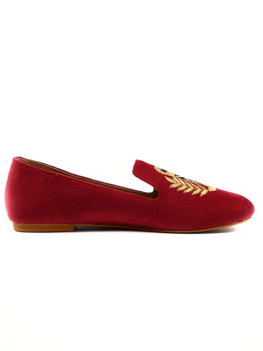 Maroon Winter Pumps
