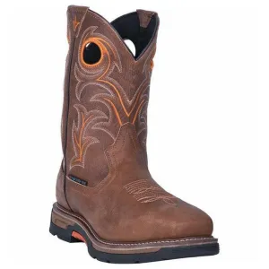 Men's Brown Storms Eye Waterproof Work Boot by Dan Post DP56414