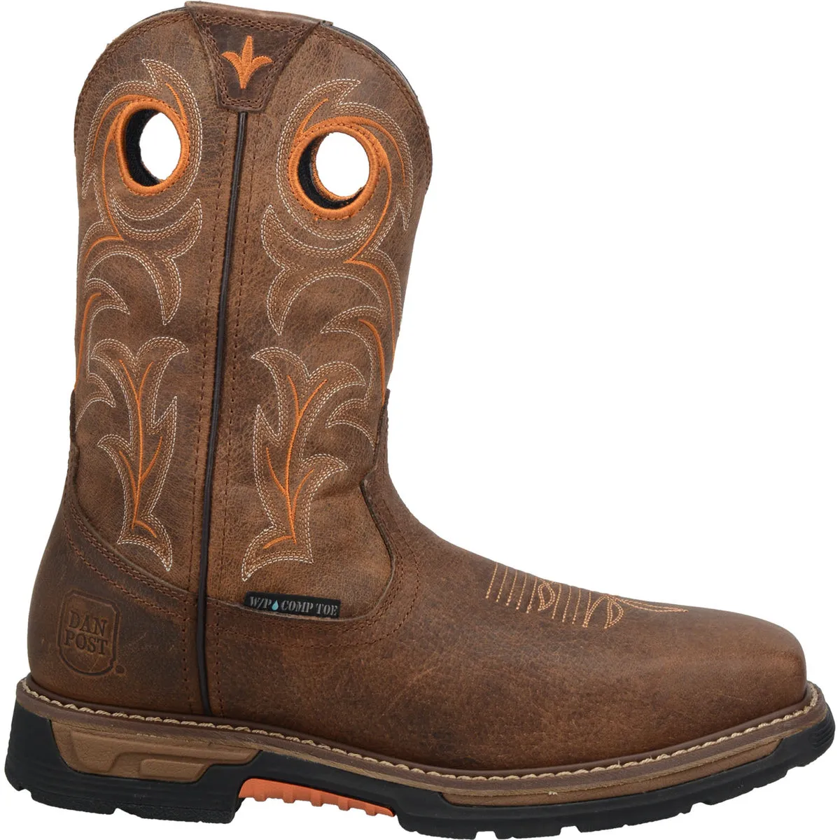 Men's Orange Storms Eye Composite Toe Work Boot by Dan Post DP59414