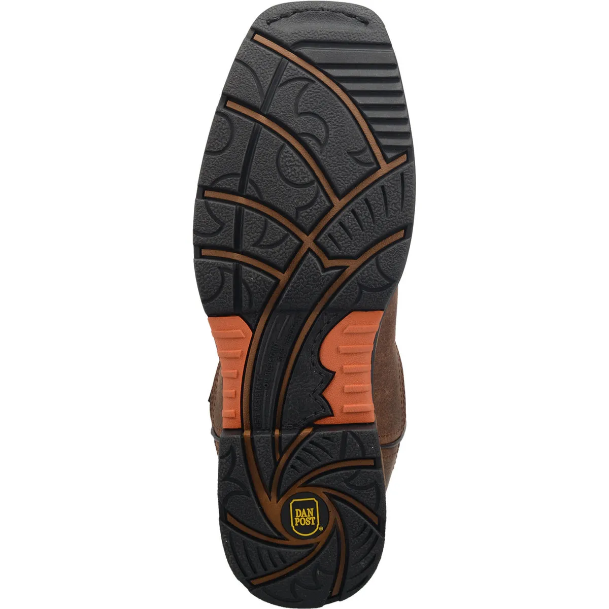 Men's Orange Storms Eye Composite Toe Work Boot by Dan Post DP59414