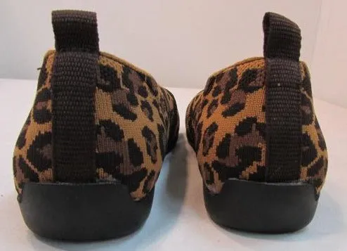 Mia Amore "Darcee" Leopard Fly Knit Slip-On