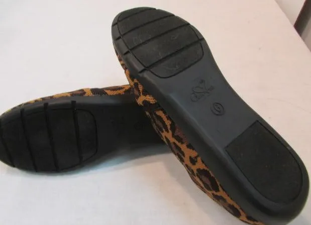 Mia Amore "Darcee" Leopard Fly Knit Slip-On