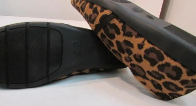 Mia Amore "Darcee" Leopard Fly Knit Slip-On