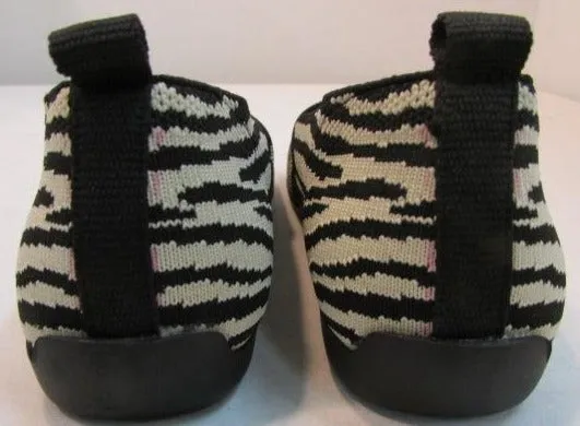 Mia Amore "Darcee" Zebra Fly Knit Slip-On