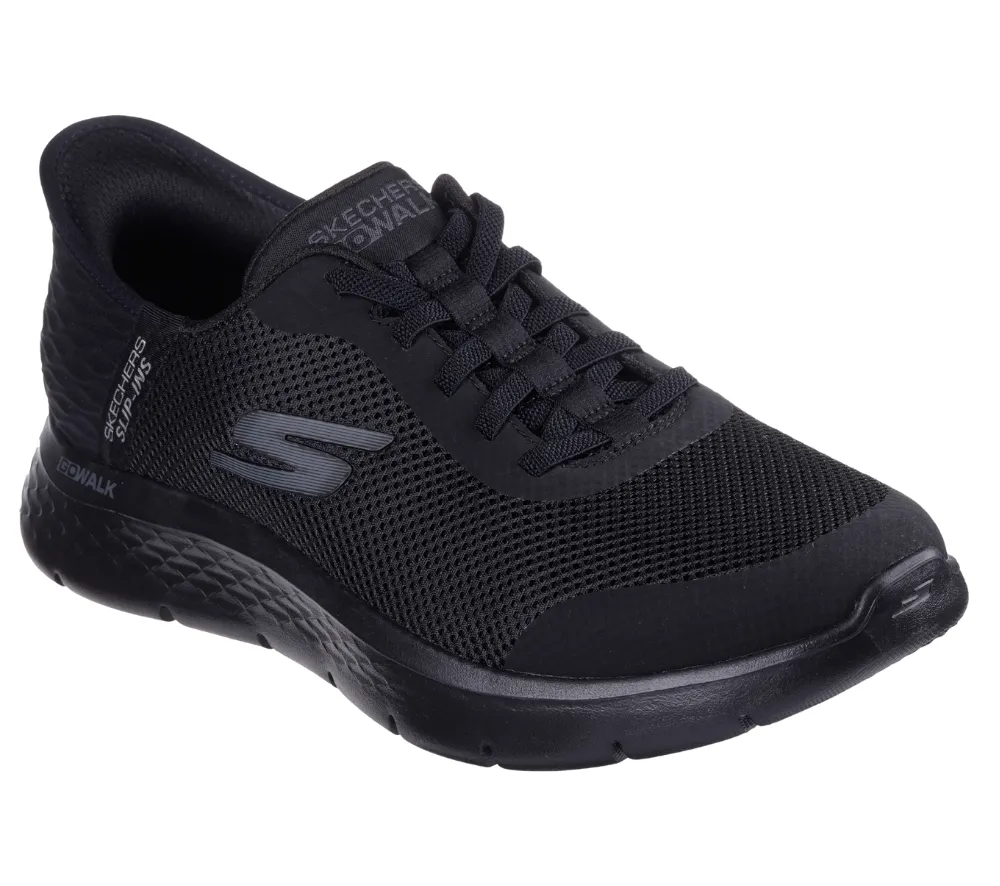 Pantofi sport, barbati, SKECHERS GO WALK FLEX-HANDS UP 216324-BBK negru, textil