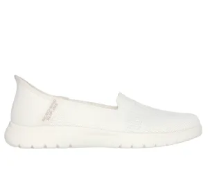 Pantofi sport, dama, SKECHERS ON-THE-GO FLEX CAMELLIA SLIP-INS 138181-OFWT crem, textil
