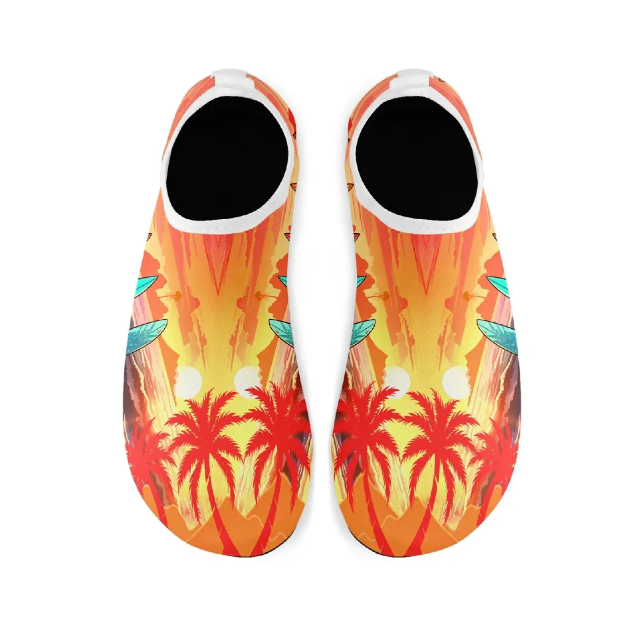 Personalized Summer Fashion Aqua Shoes, Custom Breathable Water Shoes, Unisex Shoes