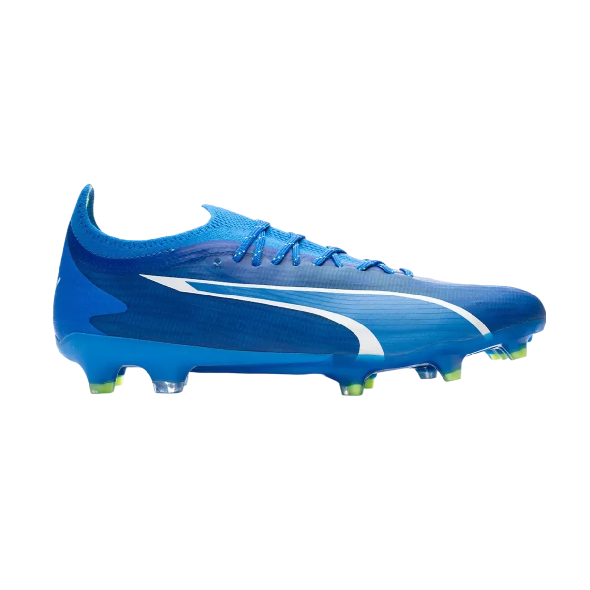 Puma Ultra Ultimate FG White Blue - Goatkits Boots