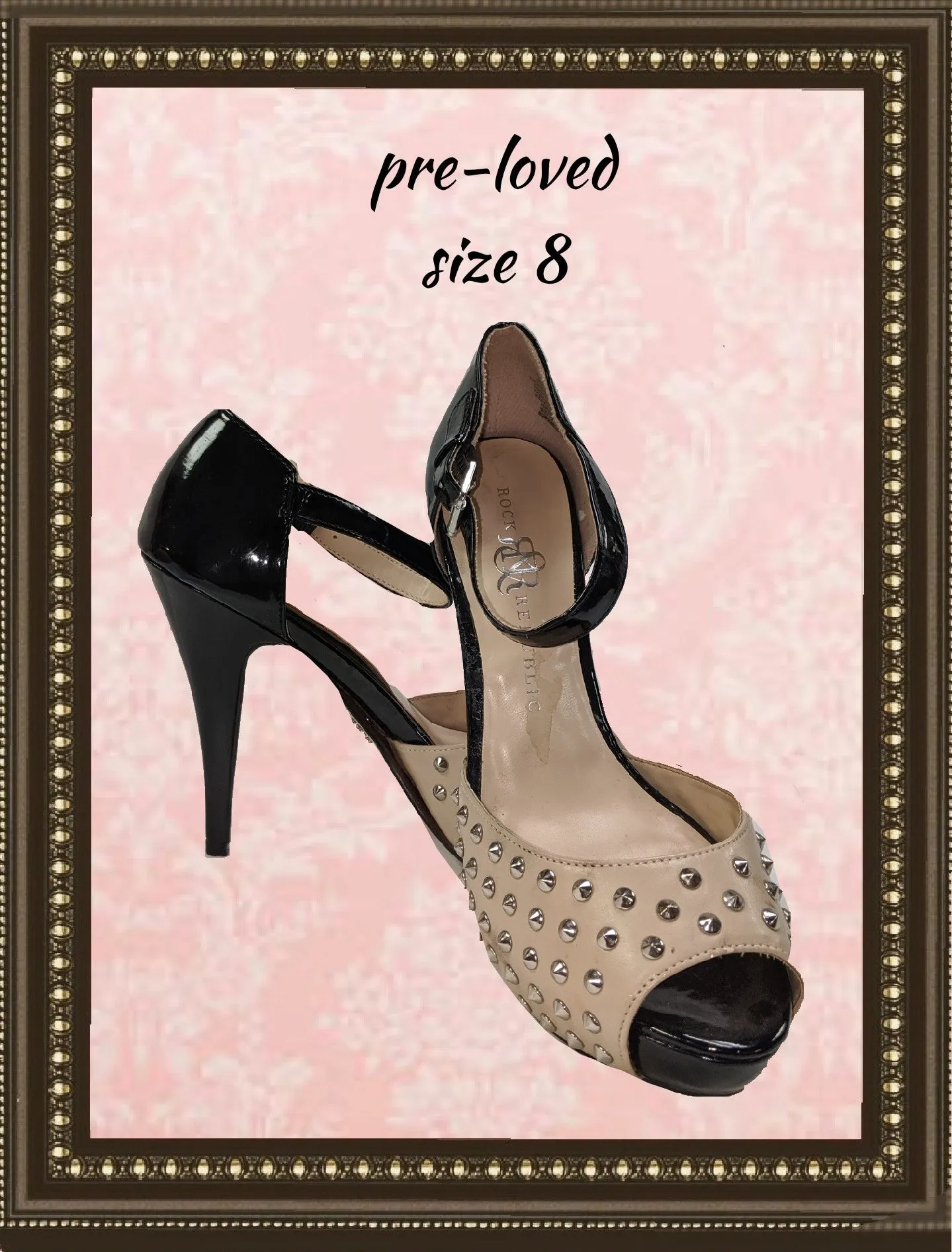 Rock & Republic shoes - so unique -size 8 (b)