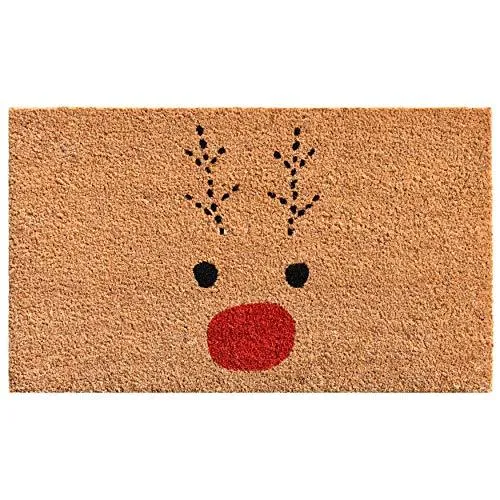 Rudolph Doormat for Christmas, Gift for Friends, Lovely doormat for Any Season