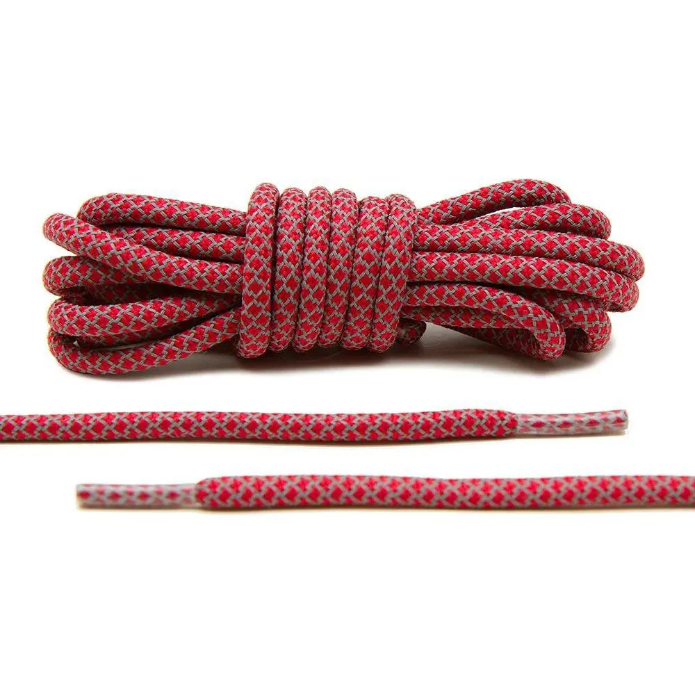 Rust Red | Round Reflective Laces