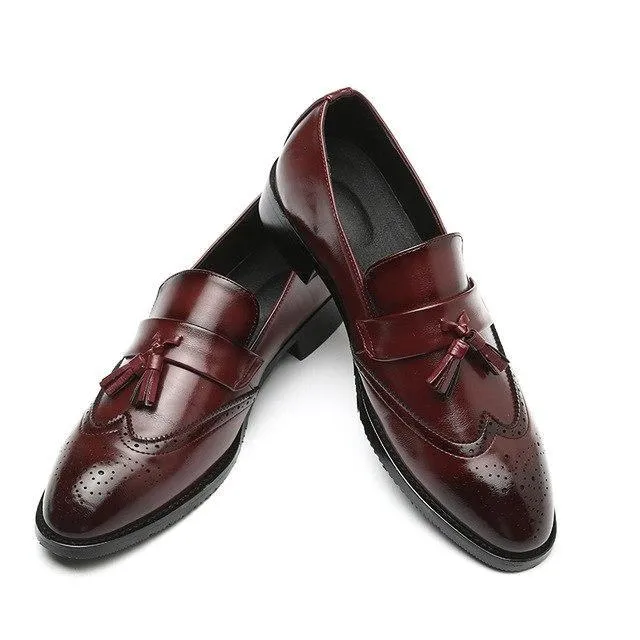 Shoes - Luxury Men's Classic Leather Tassel Shoes