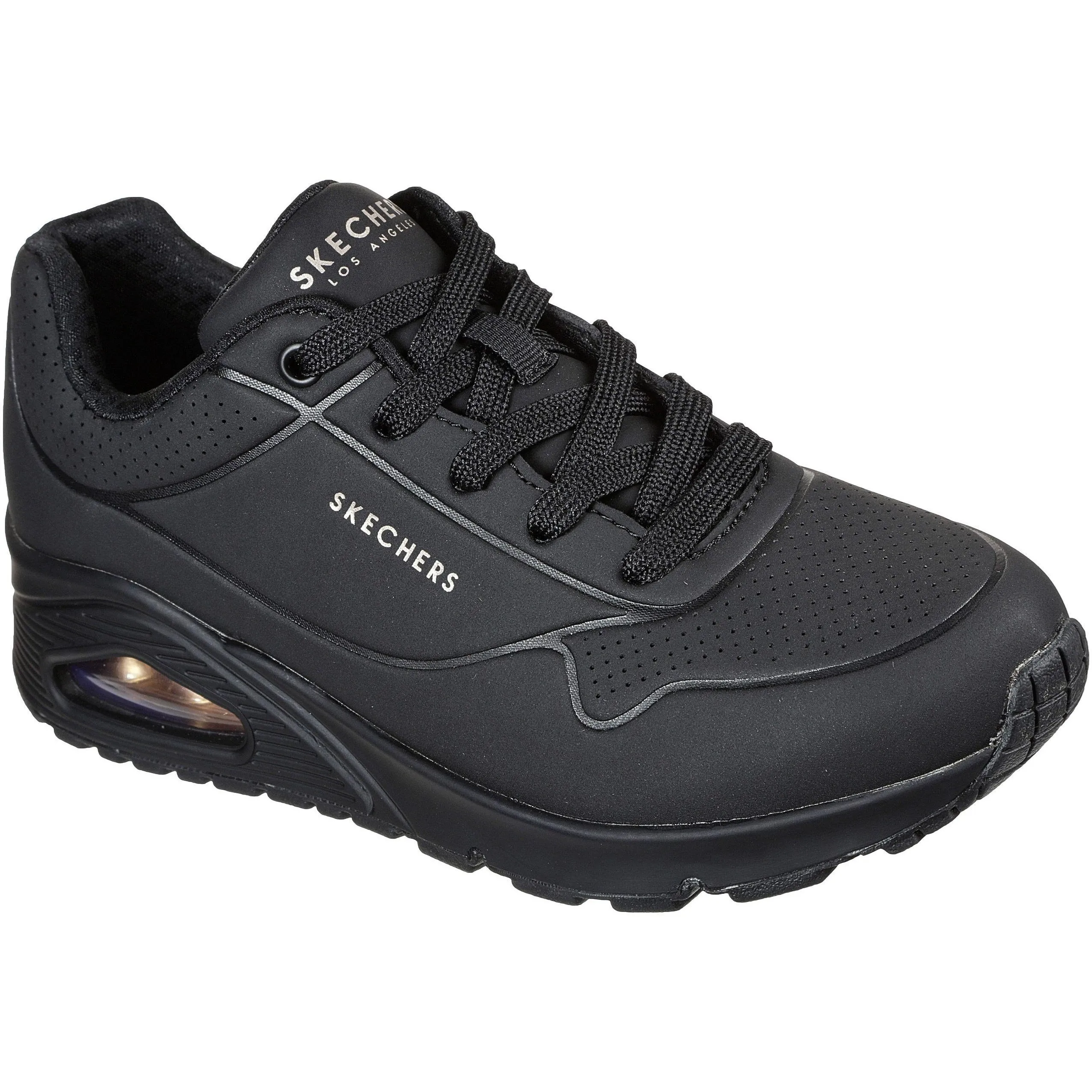 SKECHERS  Uno Stand On Air - Black/Black
