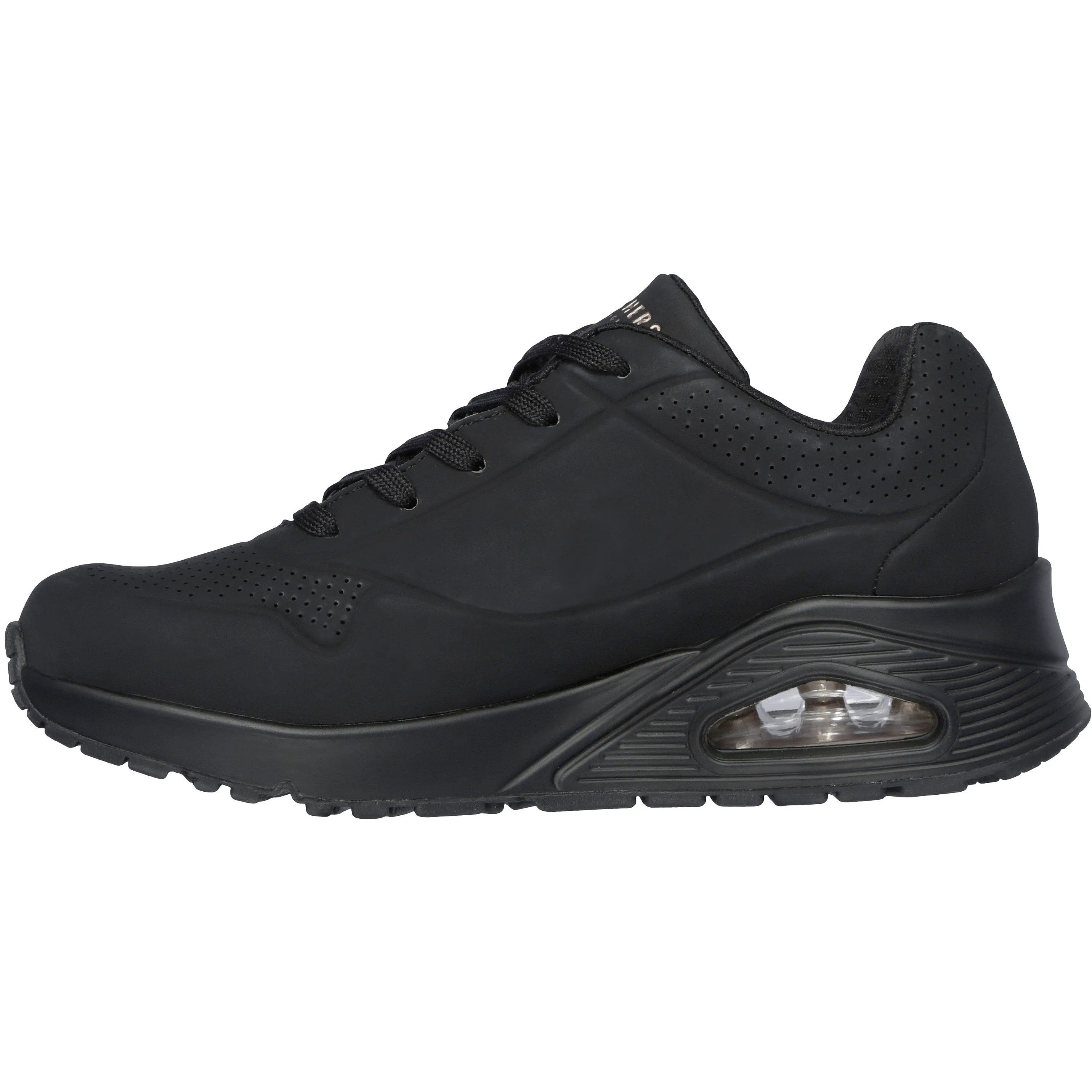 SKECHERS  Uno Stand On Air - Black/Black