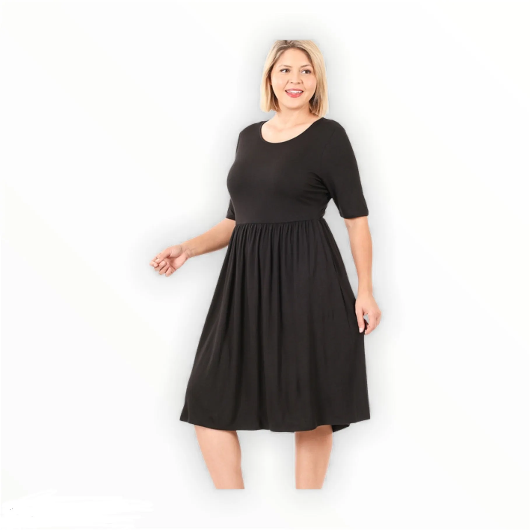 Stella Waist Shirring Dress