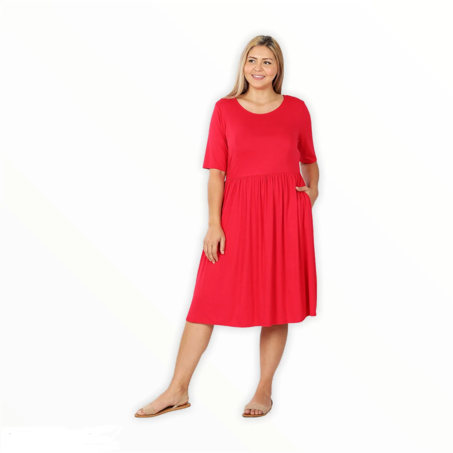 Stella Waist Shirring Dress