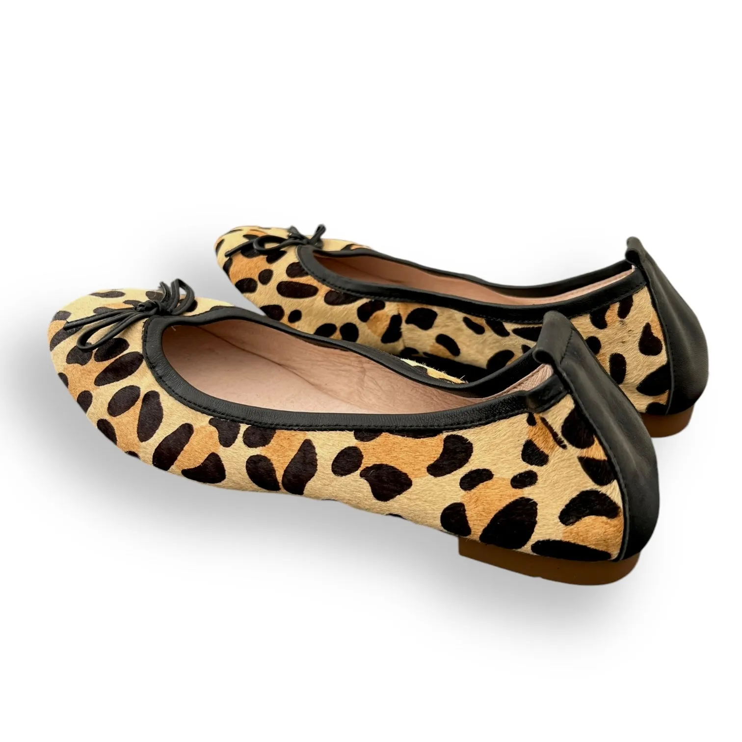 Stunning Lisa King Leather Leopard Print Shoes